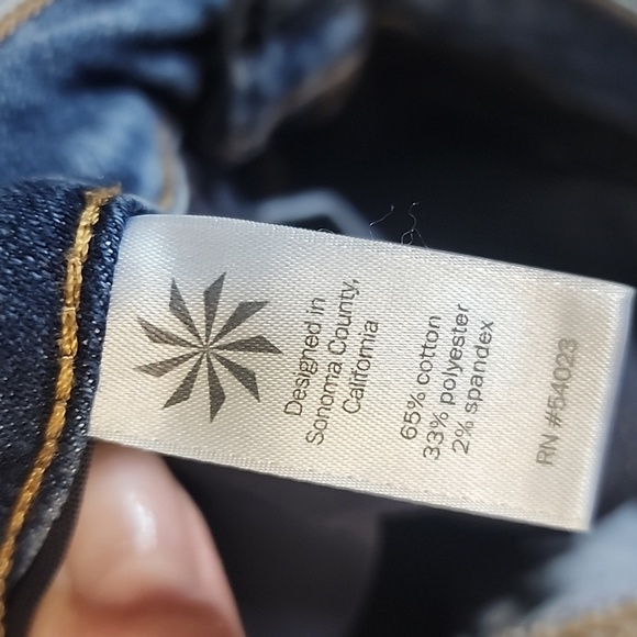 Athleta Women Cropped Blue Jeans Size 14 - Picture 5 of 6